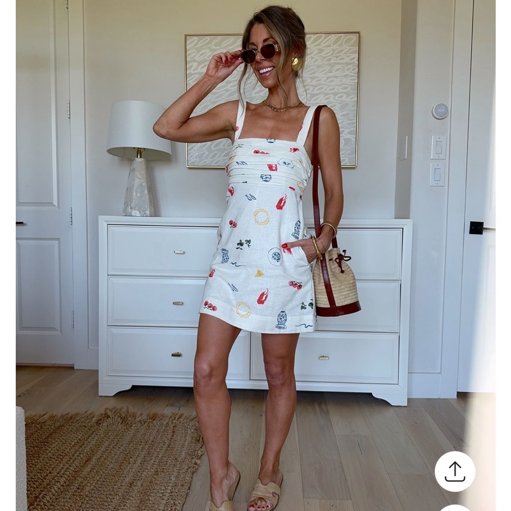 Abercrombie & Fitch Emerson Linen Blend Skort